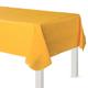 Yellow Flannel-Backed Vinyl Tablecloth, 54in x 108in